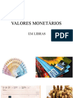 Valores Monetários