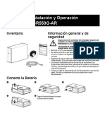 Manual de Instalación y Operación Back-UPS BR550G-AR