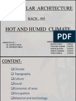 Hot and Humid Climate, Group - 3