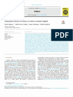 Grammatical devices of stance in written academic English _ Elsevier Enhanced Reader