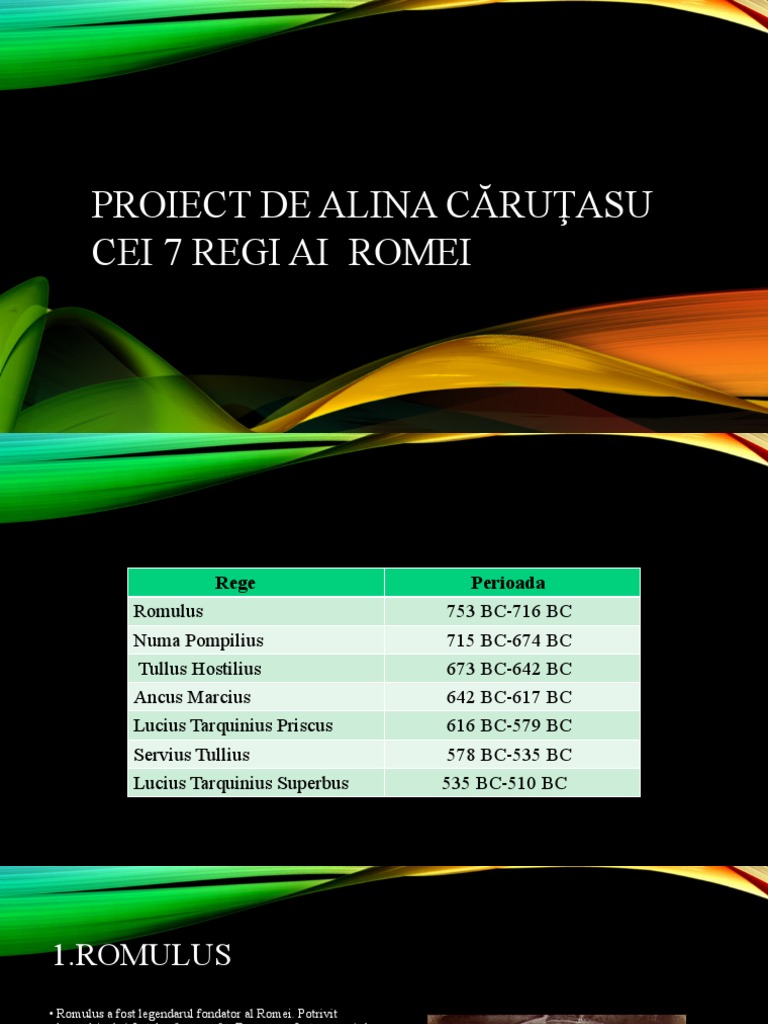 Cei Sapte Regi Ai Romei | PDF