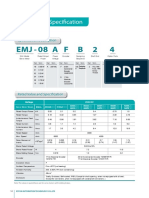 Emj - 08 A F B 2 4: Servo Motor Specifi Cation