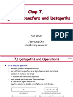 Chap 7. Register Transfers and Datapaths