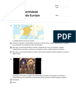 Quiz_10.º ano - A identidade civilizacional da Europa Ocidental