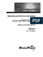 Operating and Service Instructions: Float Battery Charger
