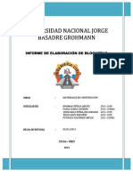 PDF Informe de Elaboracion de Bloquetas Compress