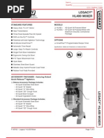 Download Hobart Legacy HL400 Mixer by Mike Williamson SN55483465 doc pdf