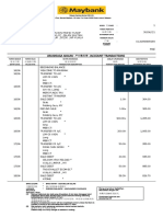 Current Account Statement MOHD RASHDAN