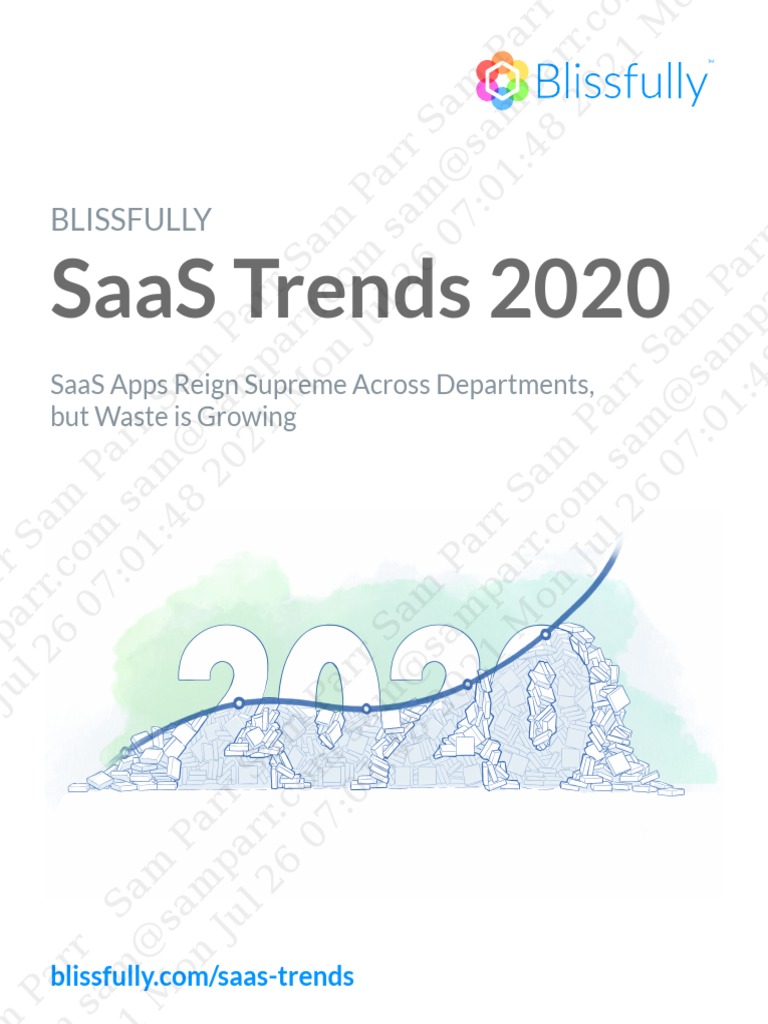 2020 SaaS Trends Report | PDF | Software As A Service | Computing
