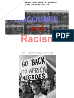 Discourse and Racism