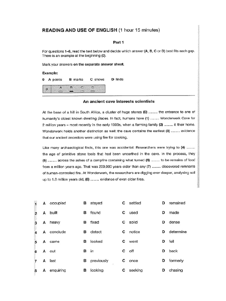 FCE Test 4 | PDF