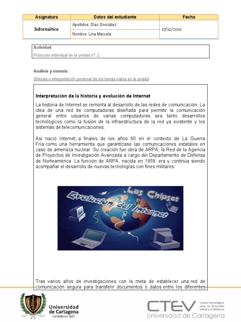 Historia Del Internet | PDF | Internet y web | Red mundial