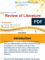 What's Review of Literature