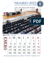 Vicerrectorado Investigacion - Calendario- 2022