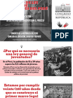 Proceso del proyecto de ley N° 6352 "Ley general de juventudes del Perú"