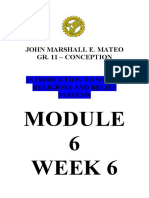 6 Week 6: John Marshall E. Mateo Gr. 11 - Conception