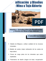 Introducción Al Diseño y Planificación de La Minería A Tajo Abierto - Rosmary Marín