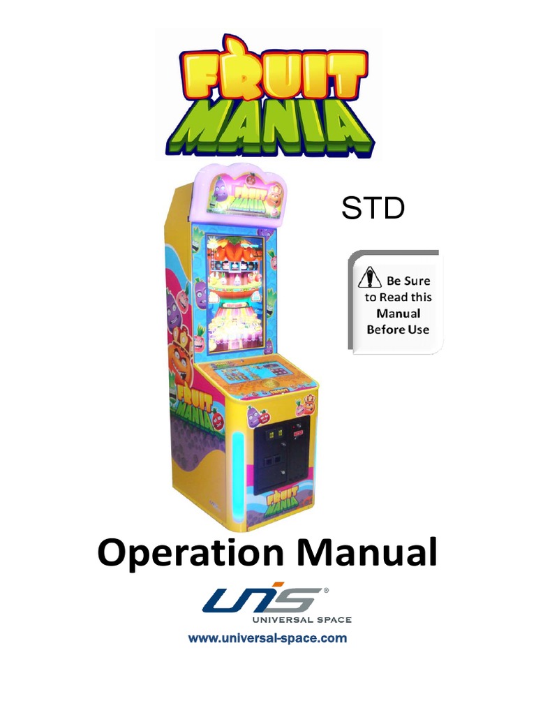 Fruit Mania Operation Manual | PDF | Ac Power Plugs And Sockets | Usb ...