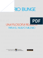 Bunge, MArio, Una-filosofia realista para el nuevo milenio