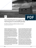Scorched Earth': European Farming Techniques in Colonial Australia