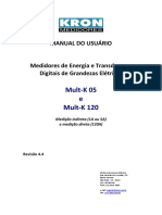Manual Do Usuario - Medidor de Energia e Transdutor Digital de Grandezas Mult-K - (Rev 4.4)