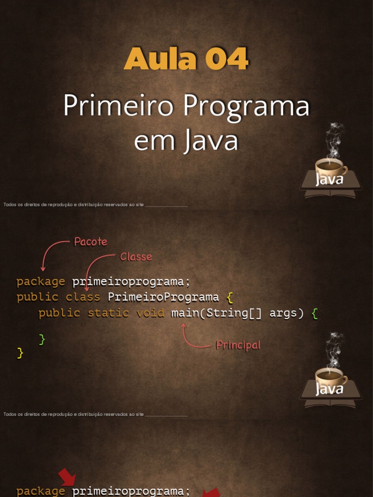 04 Aula Curso Java Slides | PDF | Java (linguagem de programação ...