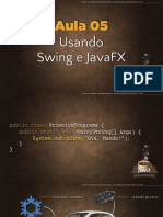Swing e JavaFX para interfaces gráficas