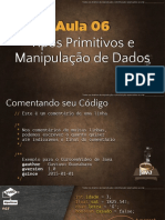 Tipos Primitivos e Manipulação de Dados