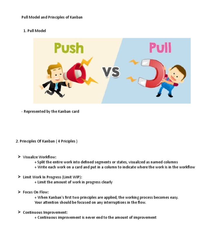 PullModel PrinciplesOfKanban | PDF | Computers | Technology & Engineering