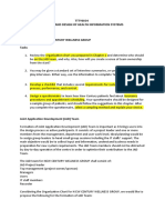 TTTY6034 Analysis and Design of Health Information Systems Case Study 2 Capstone Case: New Century Wellness Group Tasks