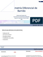 Calorimetría Diferencial de Barrido