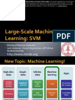 Large-Scale Machine Learning: SVM: Mining of Massive Datasets Jure Leskovec, Anand Rajaraman, Jeff Ullman