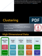 Clustering: Mining of Massive Datasets Jure Leskovec, Anand Rajaraman, Jeff Ullman