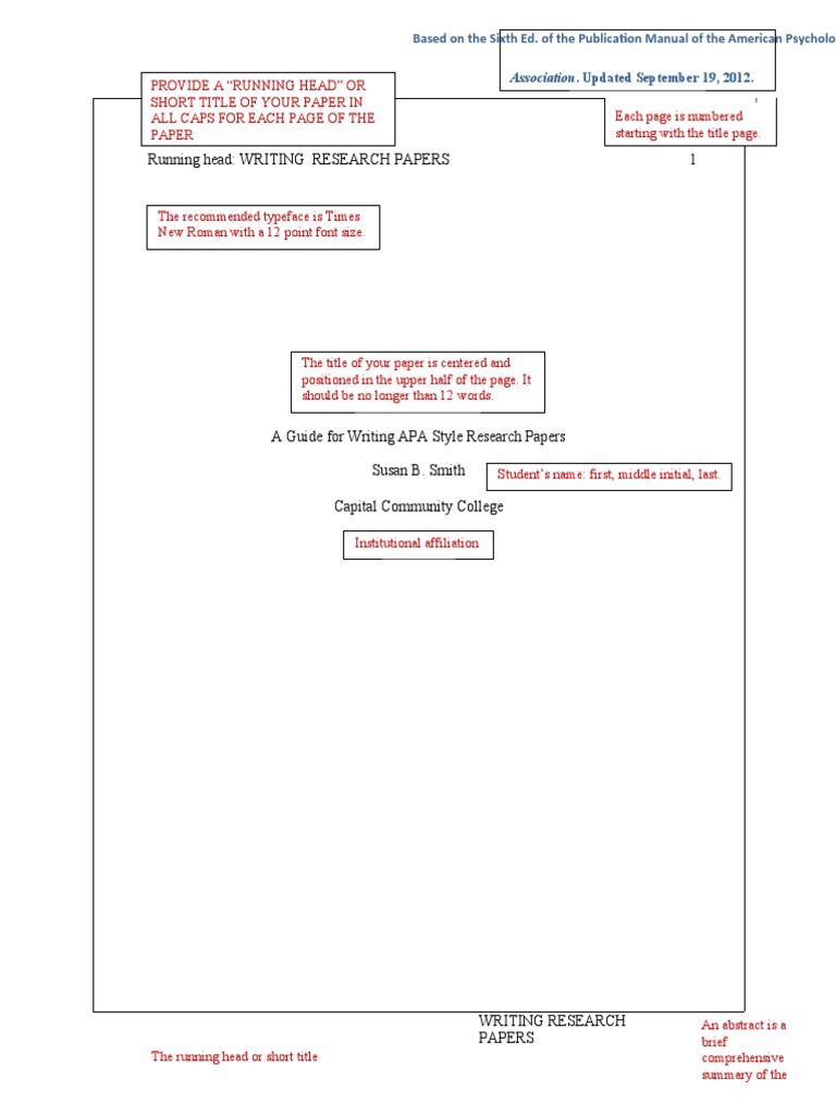 APA Style Research Paper Guide | PDF | Apa Style | Plagiarism