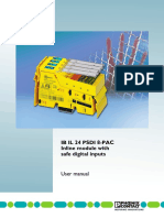 Ib Il 24 Psdi 8-Pac Inline Module With Safe Digital Inputs: User Manual