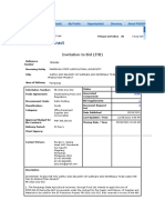 Bid Notice Abstract: Invitation To Bid (ITB)