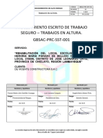 Gbsac-Prc-Sst-001 Procedimiento para Trabajos en Altura. Rev.00