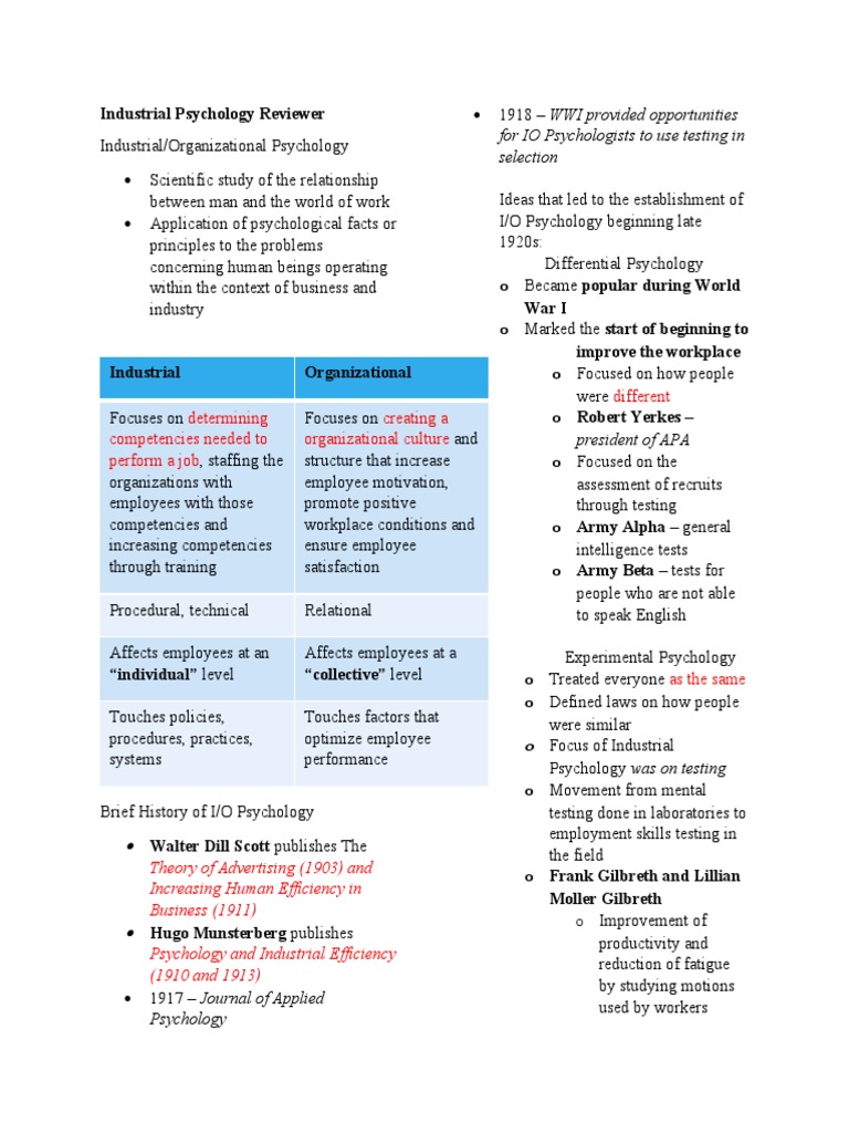 For IO Psychologists To Use Testing in Selection PDF Human