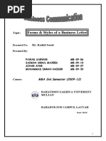 Download REPORT ON BUSINESS LETTER by Anum Sheikh SN55485512 doc pdf