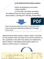 Solving Problems For Balanced Three-Phase Systems