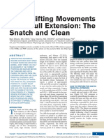Snach+e+Clean+Weightlifting Movements From Full Extension The.2015 SCJ