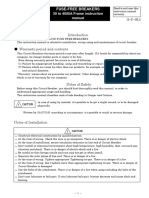 Fuse-Free Breakers: 30 To 4000A Frame Instruction Manual