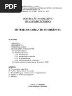 IN 009 - Saidas de Emergência
