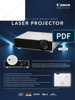 CA - LX-MU500Z Projector - 2pp Flyer - FA