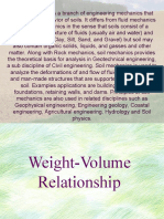 Weight Volume Relationship