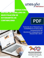 “Evolución de La Tributación y La Contabilidad en El Marco de La Conmemoración Del Bicentenario Independencia de Panamá (1821-2021)”.