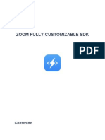 ZOOM FULLY CUSTOMIZABLE SDK GUIDE