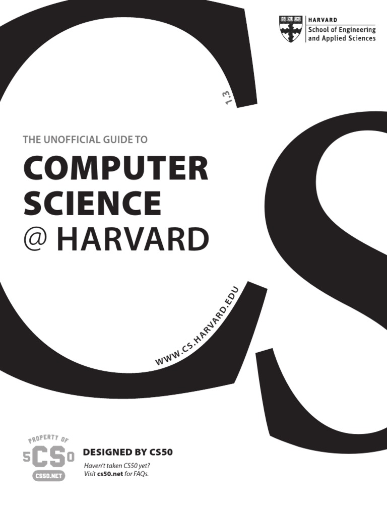 Unofficial Guide To CS at Harvard 1.3 | PDF | Computer Science ...