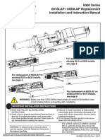 Installatin and Instruction Manual 6010 Lap 6020 Lap