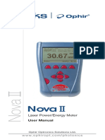 Nova - II - User - Manual - 1 Medidor Potencia Laser